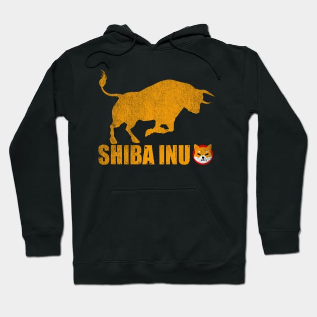 Bull Market Shiba Inu Coin Crypto Shib Army Hodl Hodler Men Kids Cryptocurrency Lovers Hoodie by Thingking About